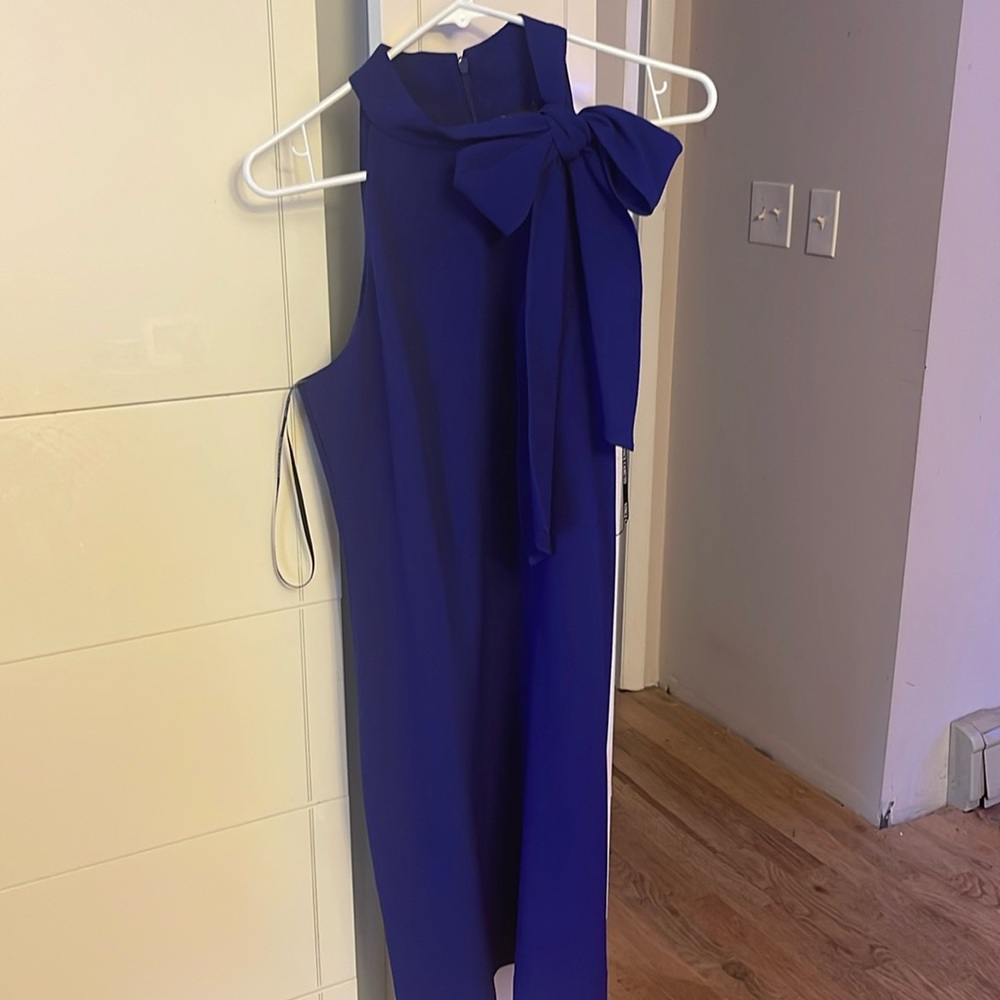 Deep Purple Bow Dress